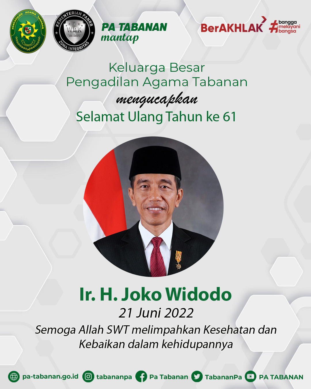 Ucapan Jokowii